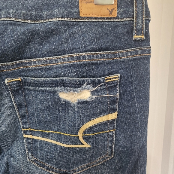 EUC (4 XLong) American Eagle Hipster Flare Jeans - Picture 6 of 6